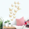 Paper Gold Butterflys Decoration Items - Image 4